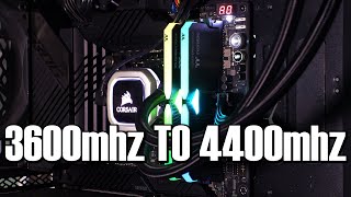 DDR4 3600mhz to 4400mhz Beginner Overclocking Guide [upl. by Inram595]