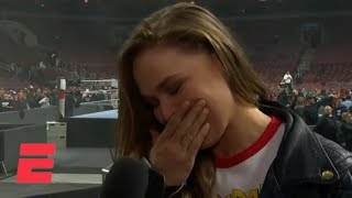 Ronda Rousey signing fulltime contract with WWE  ESPN [upl. by Mcfadden]