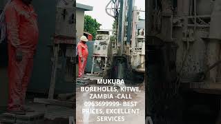 MUKUBA BOREHOLES Ltd is one of the most reliable Borehole drilling companies in KITWE ZambiaK [upl. by Drida]