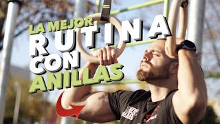 La RUTINA MÁS COMPLETA con anillas  Calistenia  Street Workout [upl. by Malita]