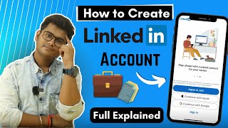 How To Create Account In Linkedin  How To Create A Linkedin Profile  Linkedin Account Kaise Banaye [upl. by Ahcarb]