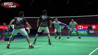 Badminton2019AEMDQF F AlfianM R Ardianto v W K TanV S Goh [upl. by Lebaron]