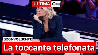 Maria De Filippi e la toccante telefonata in diretta ad Amici [upl. by Kraska]