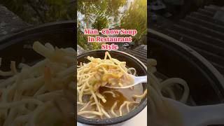 Restaurant Style ManChow Soup Recipe  Home cooked easy winter Soup Recipe soup shorts [upl. by Nemraciram994]