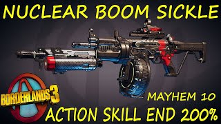 BL3  LVL 65  Nuclear Boom Sickle  ASE 200 Splash Dmg  Mayhem 10 [upl. by Assyram]