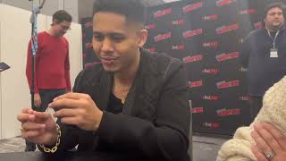 Rhenzy Feliz on Victors story in The Penguin from New York Comic Con [upl. by Seidel]