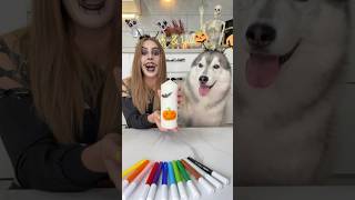 Come STAMPARE i DISEGNI su una CANDELA🕯️🎃😍 tutorial handmade creative dog cane [upl. by Cantone]