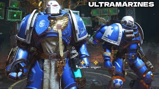 ULTRAMARINES SQUAD 3 Space Marines vs TYRANID INVASION  Warhammer 40k Space Marine 2 [upl. by Ailem]