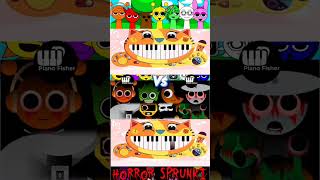 SPRUNKI INCREDIBOX Vs Horror SPUNKI Theme  On Cat 😺 Piano shorts [upl. by Nomelihp]