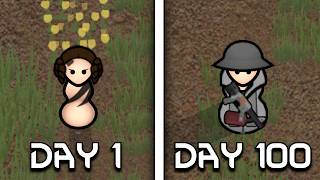 I Spent 100 Days as a Nomad in Rimworld [upl. by Edi665]