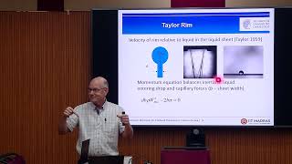 Instabilities in Interfacial phenomena by Prof Cameron Tropea  Day 106032023 [upl. by Ettenan]