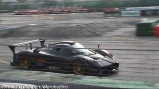 Pagani Zonda R vs Pagani Zonda Cinque Sound [upl. by Ahsaret]