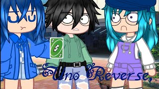 •Uno Reverse• Itsfunneh and the krew gacha club Funneh Draco and Lunar [upl. by Atikam]