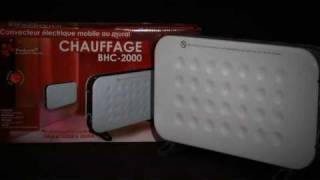 Démonstration vidéo du chauffage convecteur BHC 2000 par La boutique de lair [upl. by Decrem]