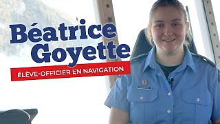 Béatrice Goyette  Élèveofficier en navigation [upl. by Earas]