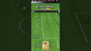 CHIESA IS BROKENIN FC25 MUST TRY [upl. by Maziar]