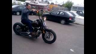 Harley FLSTSB Crossbones fender removal [upl. by Eiuqram]