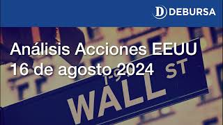 Análisis del mercado de acciones de Estados Unidos al 16 de agosto 2024 [upl. by Powe]