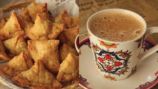 Perfect Aalo Samaosa with Kadak Chai 😍 Recipe By Chef Hafsa [upl. by Ttenaej942]