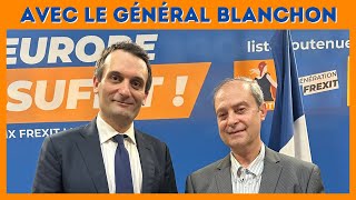 Entretien avec le général Blanchon notre colistier aux élections européennes [upl. by Namar]