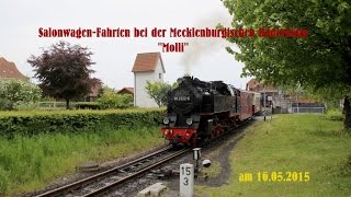 ☆☆☆ SalonwagenFahrten bei der Mecklenburgischen Bäderbahn quotMolliquot ☆☆☆ [upl. by Naletak]