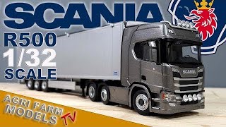 NEW  SCANIA R500 6x2 amp KNAPEN WALKING FLOOR trailer by MarGe  132 Scale [upl. by Jordan432]