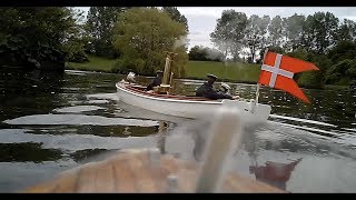 Steam barge  scale model RC boat [upl. by Siocnarf]