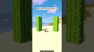 Minecraft Physics Mod 😲 shorts [upl. by Aisaim880]