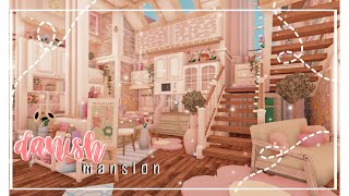 bloxburg  aesthetic danish mansion  cxvixella ♡ [upl. by Icart]