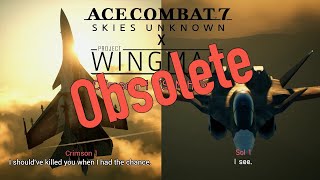 OBSOLETE Ace Combat 7 X Project Wingman Crimson 1 VS Mihaly Sol 1 [upl. by Heins]