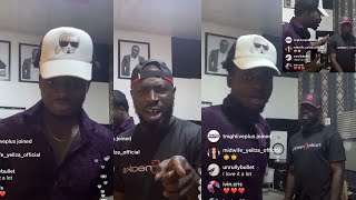 Kuami Eugene And Kwame Yogots Studio Session New Beats Freestyle And More [upl. by Aryam]