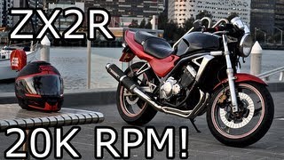 Ninja ZX2R  Best Sounding Bike Tom Has Ridden 20K RPM [upl. by Niwde]