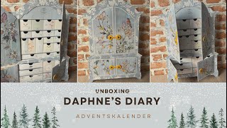 Unboxing Daphnes diary adventskalender  Wat is dit een SCHITTERENDE kalender [upl. by Ettecul]