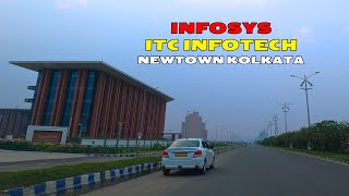 Infosys amp ITC Infotech  Newtown Kolkata Drive [upl. by Urbain619]