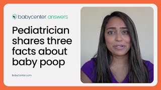 Baby poop Pediatrician shares three poop facts [upl. by Nuarb499]