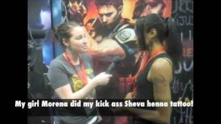 Sheva Alomar Goes to ComicCon 2009 [upl. by Nwahsyt]