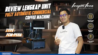 REVIEW UNIT FERRATTI FERRO FULLY AUTOMATIC COFFEE MACHINE FCMPS9A [upl. by Maltz50]