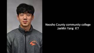 양재민 Jae Min Yang highlights Neosho County CC vs Okc Storm [upl. by Erodasi803]