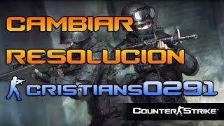 Cambiar resolución CounterStrike 16 sin ingresar al juego  SOLUCIÓN RESOLUCIÓN [upl. by Ecirtam506]