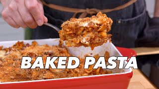 Clear Out The Fridge Baked Pasta Recipe [upl. by Ethbinium624]