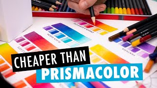 The BEST Prismacolor ALTERNATIVES I put 7 affordable colored pencil sets to the test [upl. by Attener163]