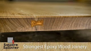 Epoxy Dovetail Wood Joinery Experiment [upl. by Chavez]