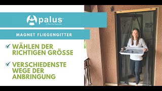 Apalus Magnet Fliegengitter Tür  Neues Installations Video 2020  Amazon Bestseller [upl. by Agosto]