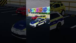 CAR TRANSPORTING VOLKSWAGEN POLICE  FS22 policecar [upl. by Elleoj]