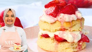 The most tender refreshing STRAWBERRY SHORTCAKE recipe [upl. by Tebazile259]