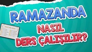 Ramazanda Nasıl Ders Çalışılır 📚 YKS2022 [upl. by Anairam]