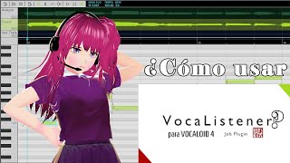 【Tutorial Vocaloid】Cómo usar Vocalistener en español con figuras y palitos [upl. by Jolynn]