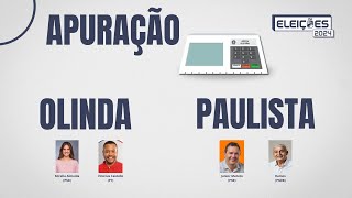 Eleições 2024 Apuração dos votos no segundo turno para as Prefeituras de Olinda e do Paulista [upl. by Nnahteb]