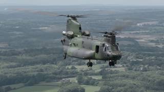 CH147 Chinook in flight Vimy Ridge flypast [upl. by Airdnua768]