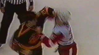 Craig Coxe vs Bob Probert Nov 19 1987  Vancouver feed [upl. by Lenahtan]